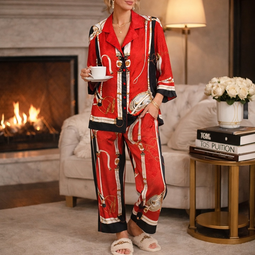 Cabernet Vintage Sleepwear Blouse